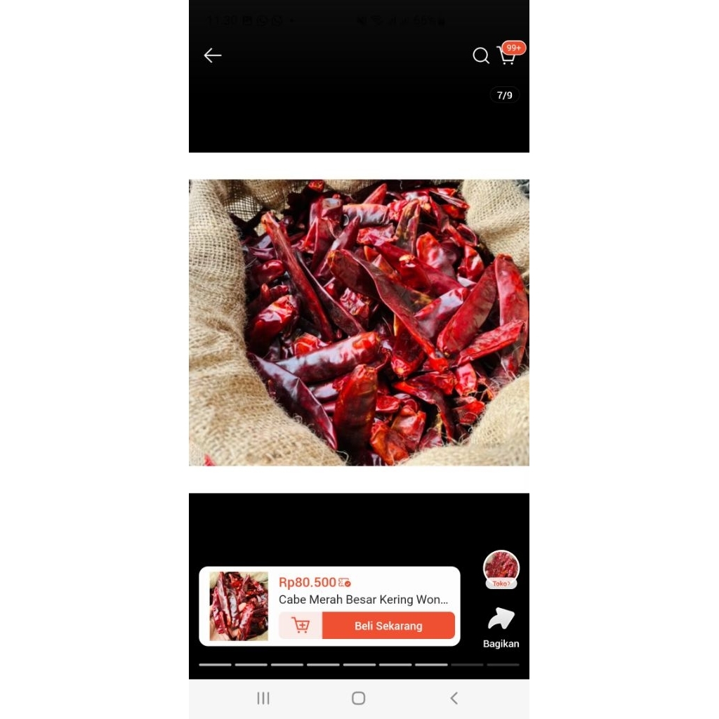 

Cabe kering/Dry Chili 250gr