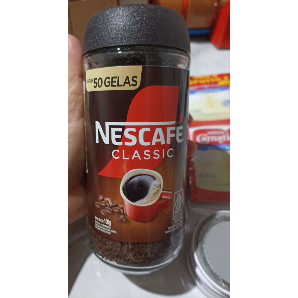 

Nescafe Classic 100% Kopi Murni (100 gr) Botol.