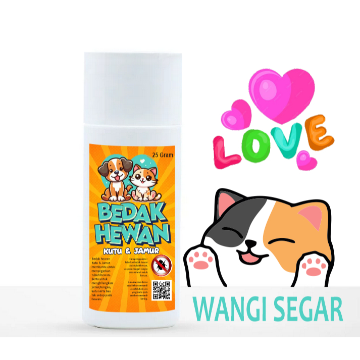 Bedak Tabur Kucing Dan Anjing Anti Kutu Dan Jamur