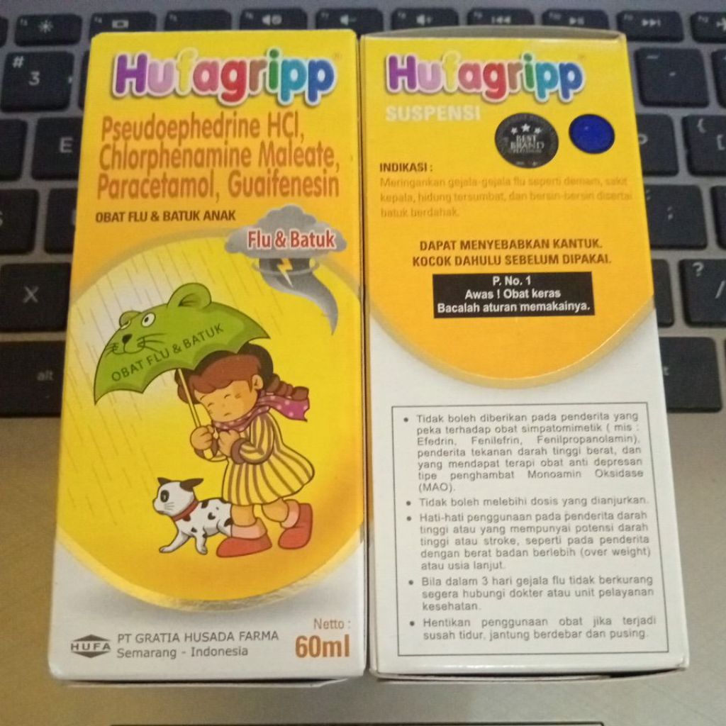 hufagrip flu batuk (kuning)