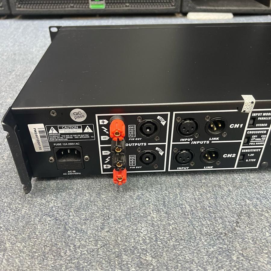 Power Amplifier 2 Channel WISDOM AK 2400 / AK 2600 / AK 2800 – Original – Garansi Resmi 1 Tahun