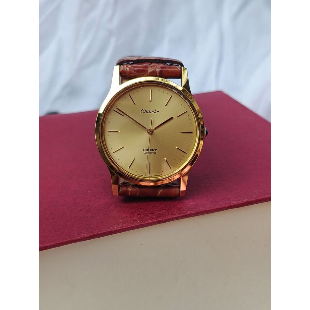 Jp425D Jam tangan ORIENT CHANDOR Elegant fashion watch Japan quartz movement