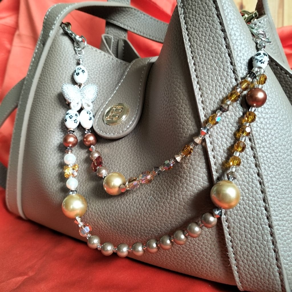 Charm Bandul Tali Strap Gantungan HP Hand Phone Swarovski