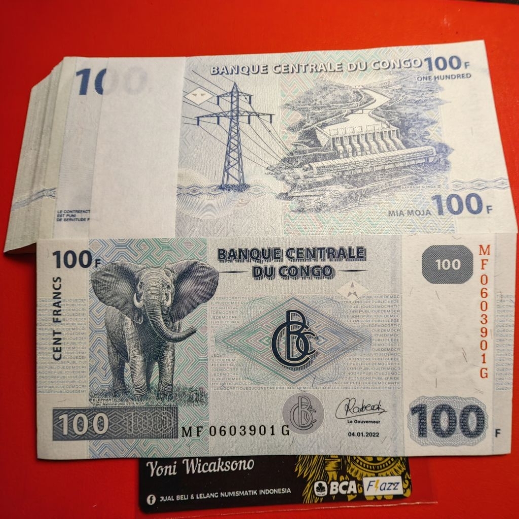 congo 100 francs GRESS ASLI ORY