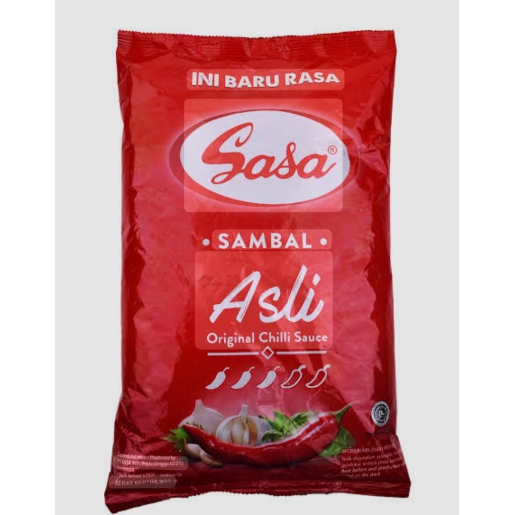 

Sasa Sambal Asli 950 gr - Saos Sambal Asli