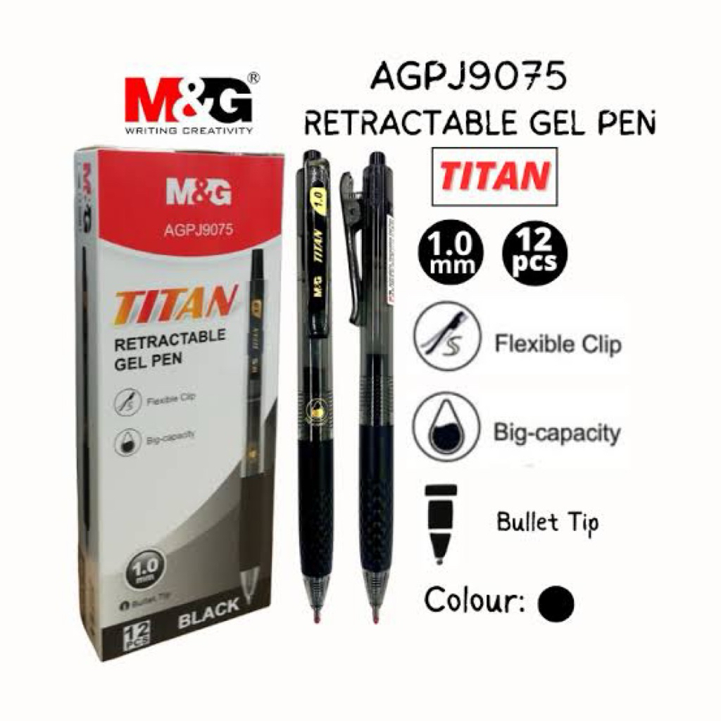 

M&G PULPEN TITAN GEL AGPJ9075 1mm