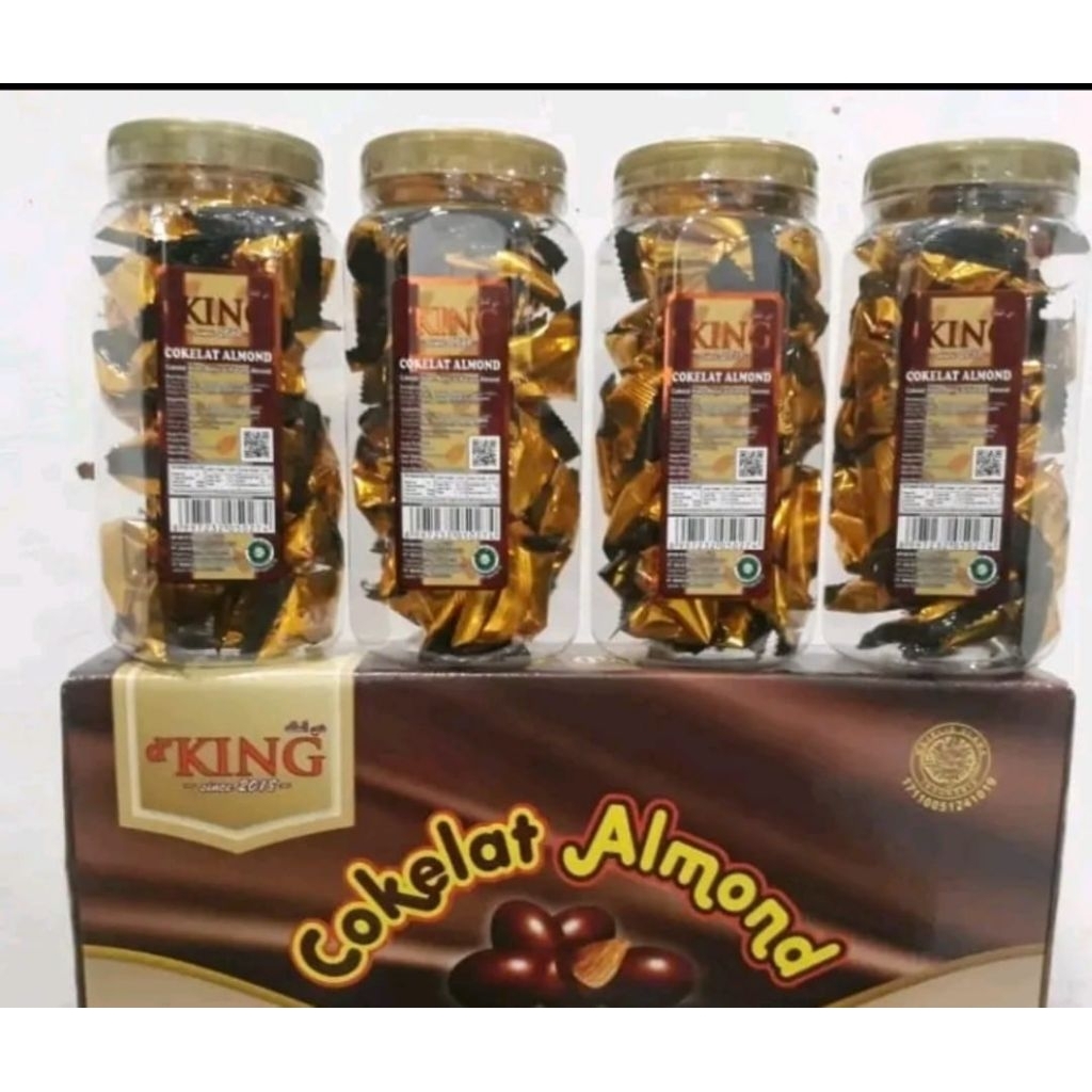 

Coklat Almond D'king isi 40 pcs