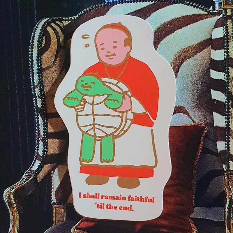 

Conclave Man - Vinyl Sticker - Waterproof - Stiker Tahan Air