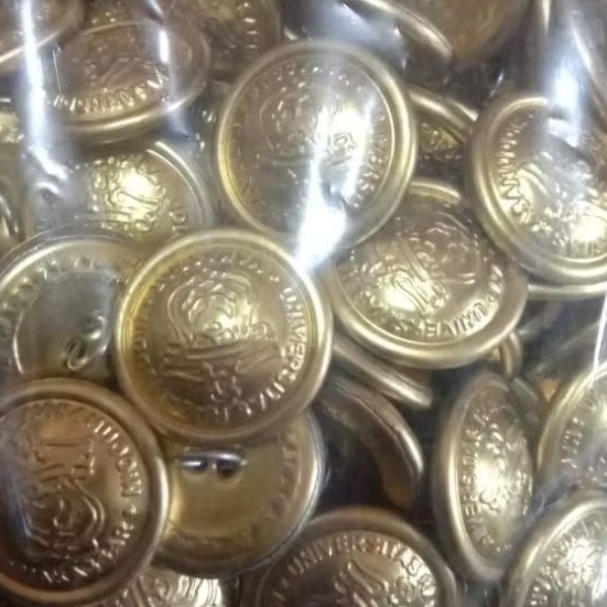 kancing jaket almamater logo unhas makassar