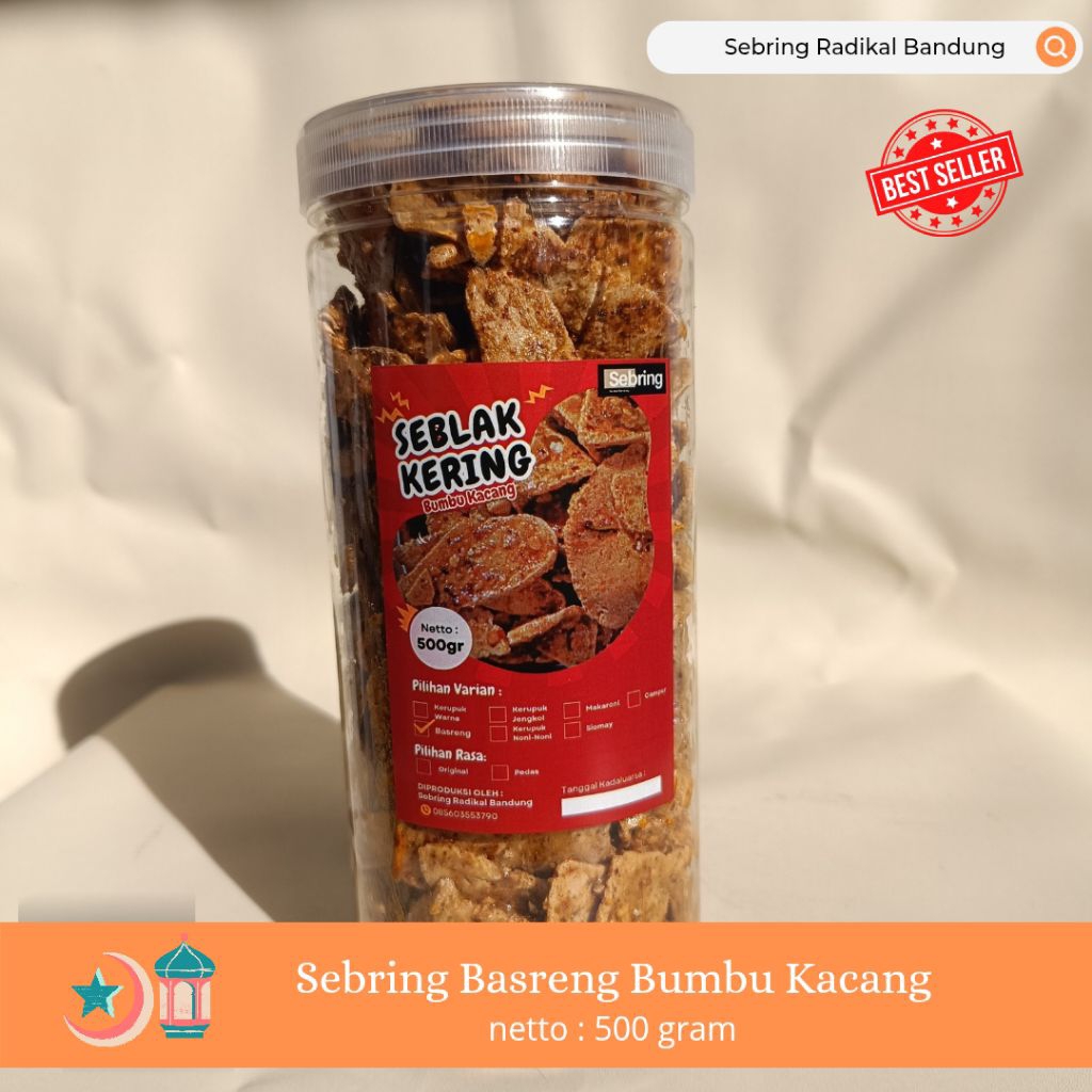 

Sebring Basreng Bumbu Kacang - Khas Nusantara - Basreng Cemilan - Basreng Lezat - Basreng Virall