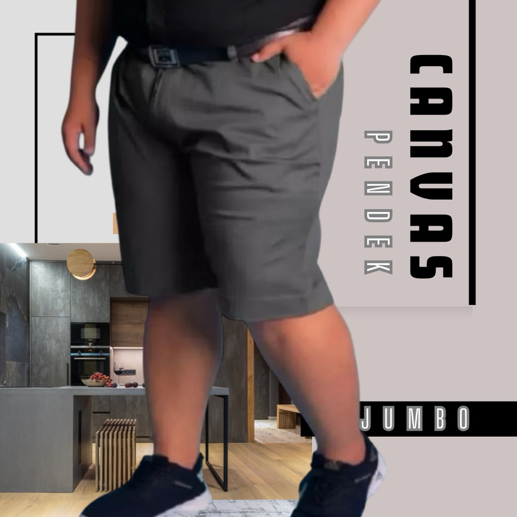 PO 31 O’City Project - Celana Cinos Jumbo  Pendek Size 40 - 45 Celana Canvas Premium Big Size