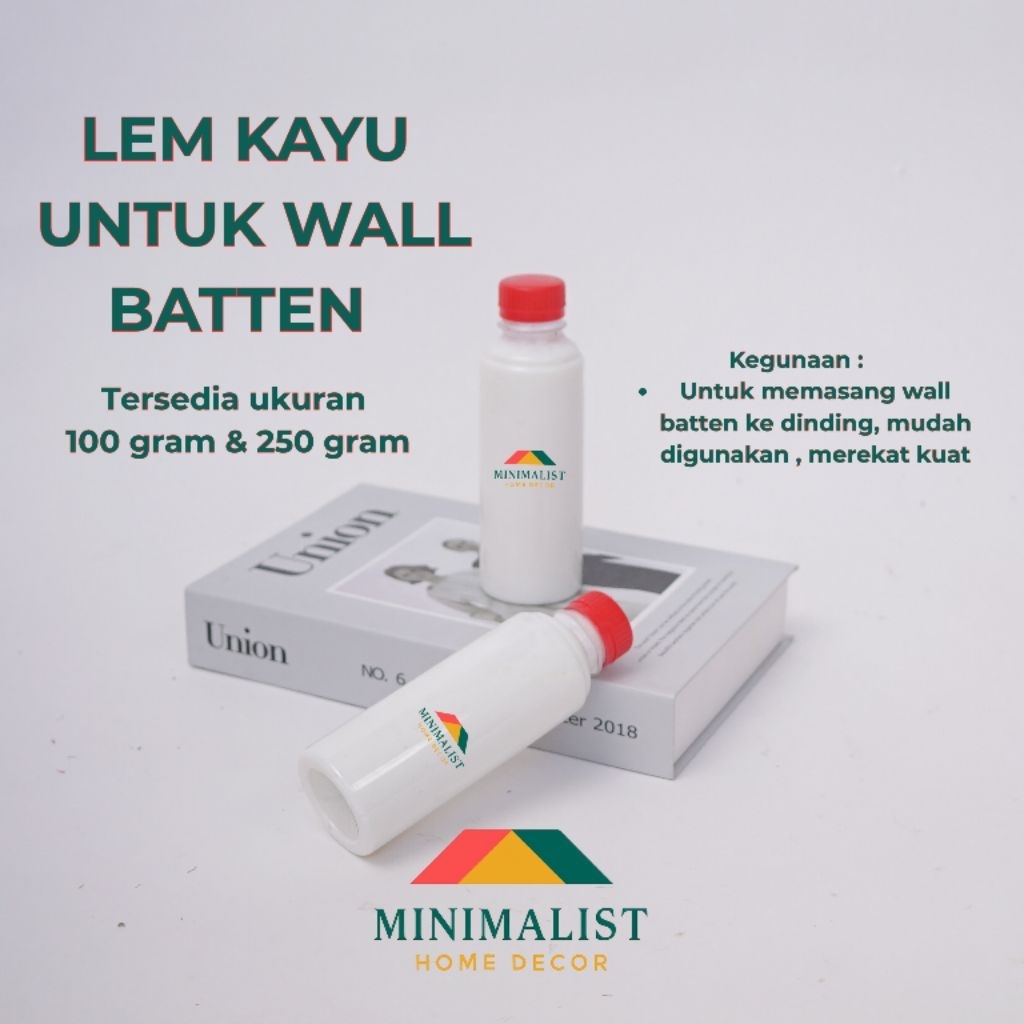 

Lem Kayu Wall batten Perekat wall batten Kertas karton craft mdf Hmr