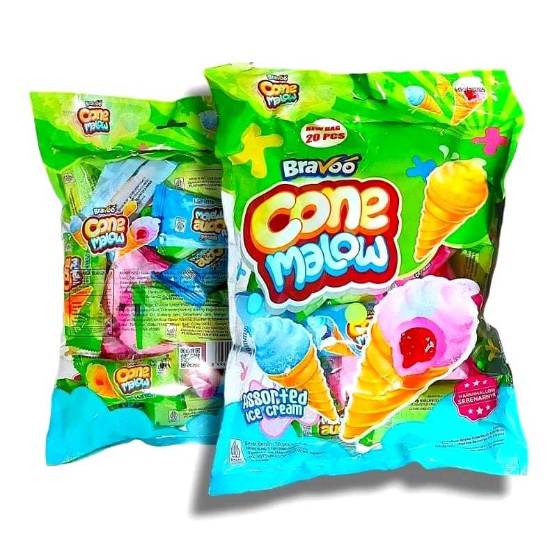 

Marshmalow bravoo Cone Ice Cream 20 pcs (1 pack)