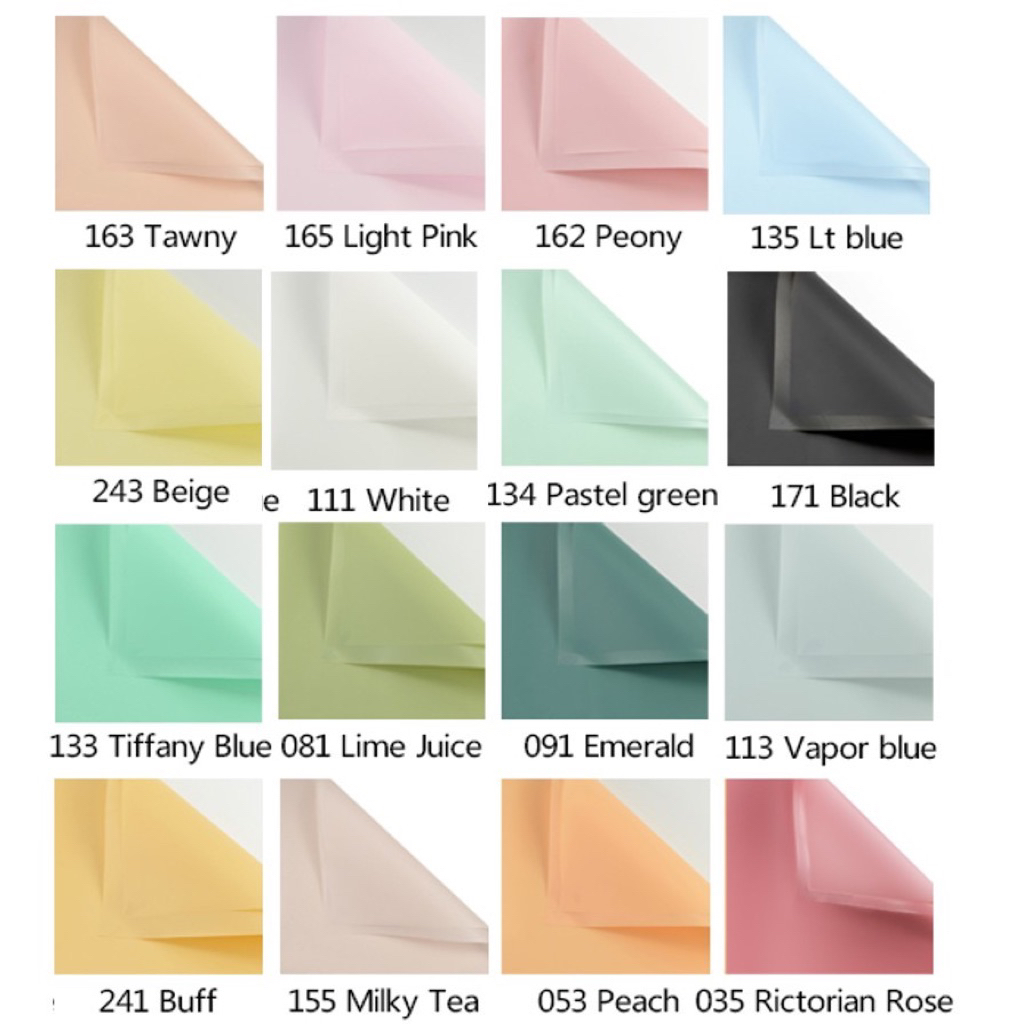 

Kertas cello Buket [PACK] Full Color Cellophane 58 X 58 CMKertas Bunga Wrapping Paper
