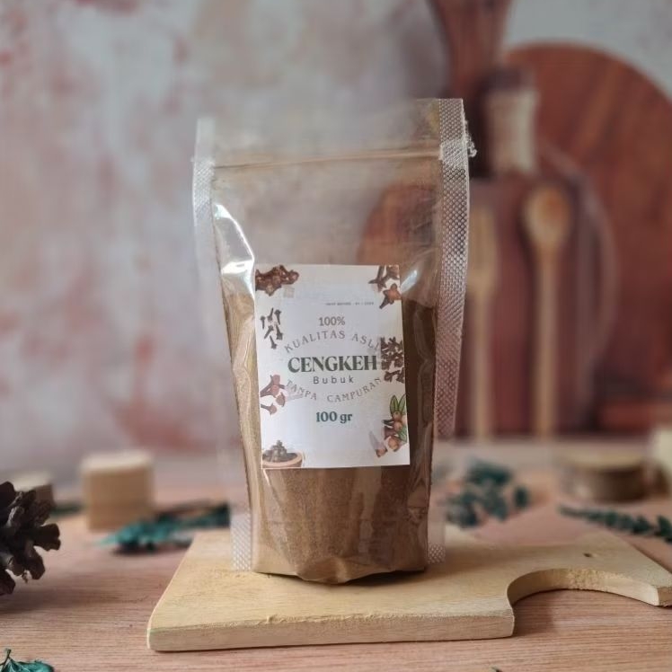 

CENGKEH BUBUK ASLI / CENGKEH BUBUK MURNI / CENGKEH BUBUK 100GR MURNI / CENGKEH BUBUK ORI PREMIUM 100GR / CENGKEH BUBUK 100% ASLI ALAMI-REMPAH