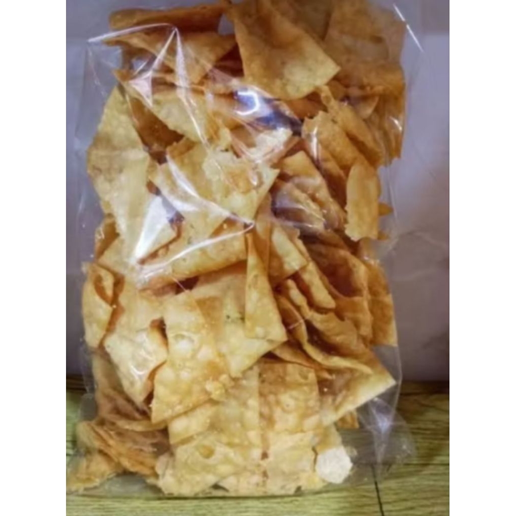 

Keripik Pangsit Goreng Rasa Bawang