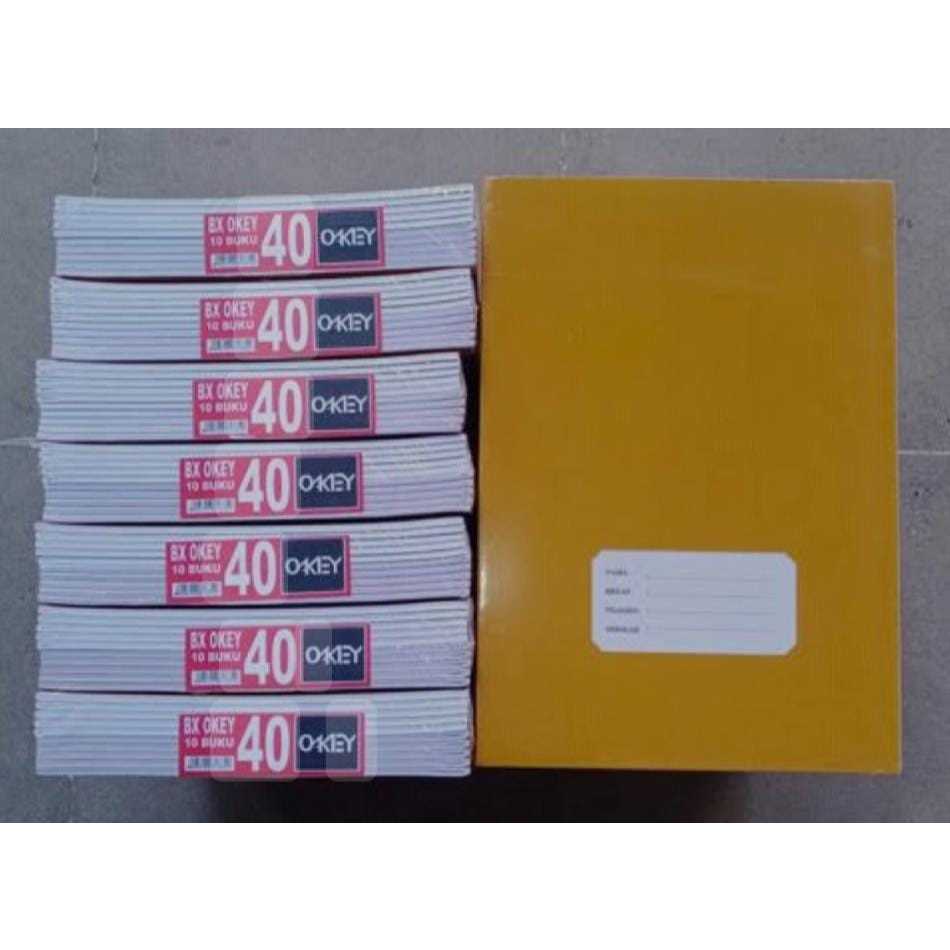 

Buku Tulis BOXY Okey 40 Lembar Sampul Kraft Coklat l Sampul Gambar Remaja Gambar Lucu (isi 10 buku)