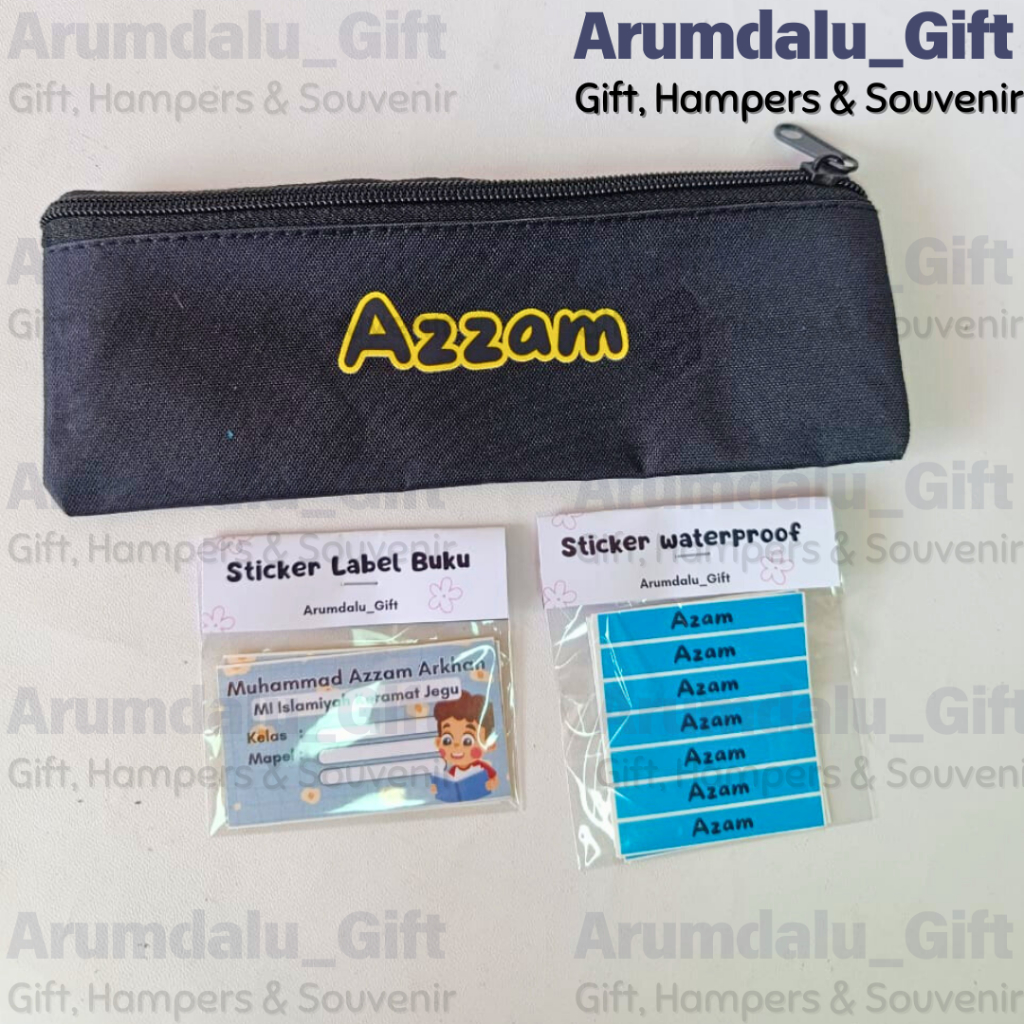 

Bundling Back To School Stiker Nama Anak Pensil Sticker Nama Anak Custom Label Nama Anak Warna Pastel Alat Tulis Pensil Pulpen Waterproof Anti Air Stiker Label Buku