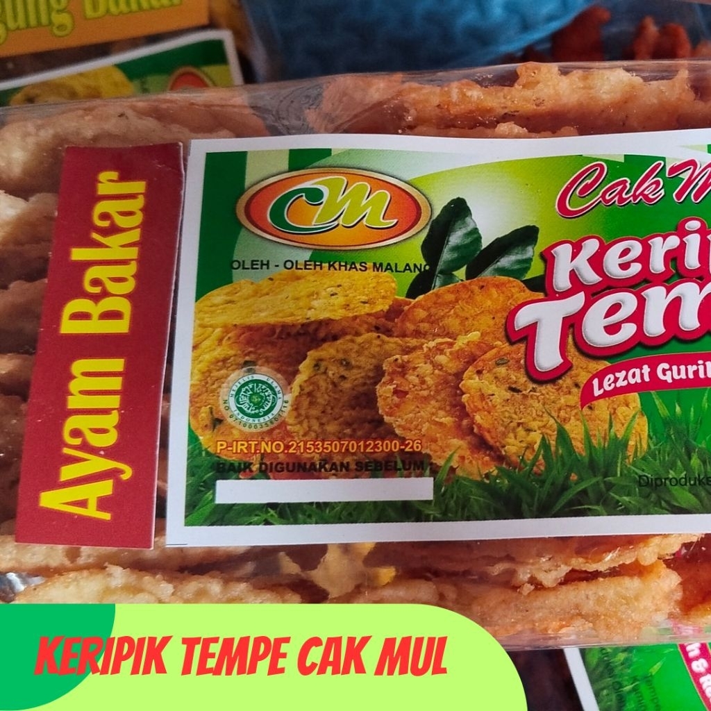 

keripik tempe rasa ayam bakar