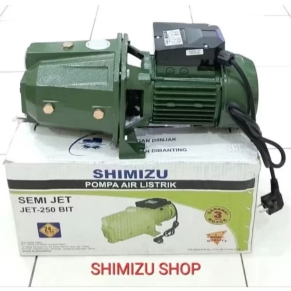 Pompa Air Shimizu Jet 250bit Pompa Semi Jet Shimizu 250watt