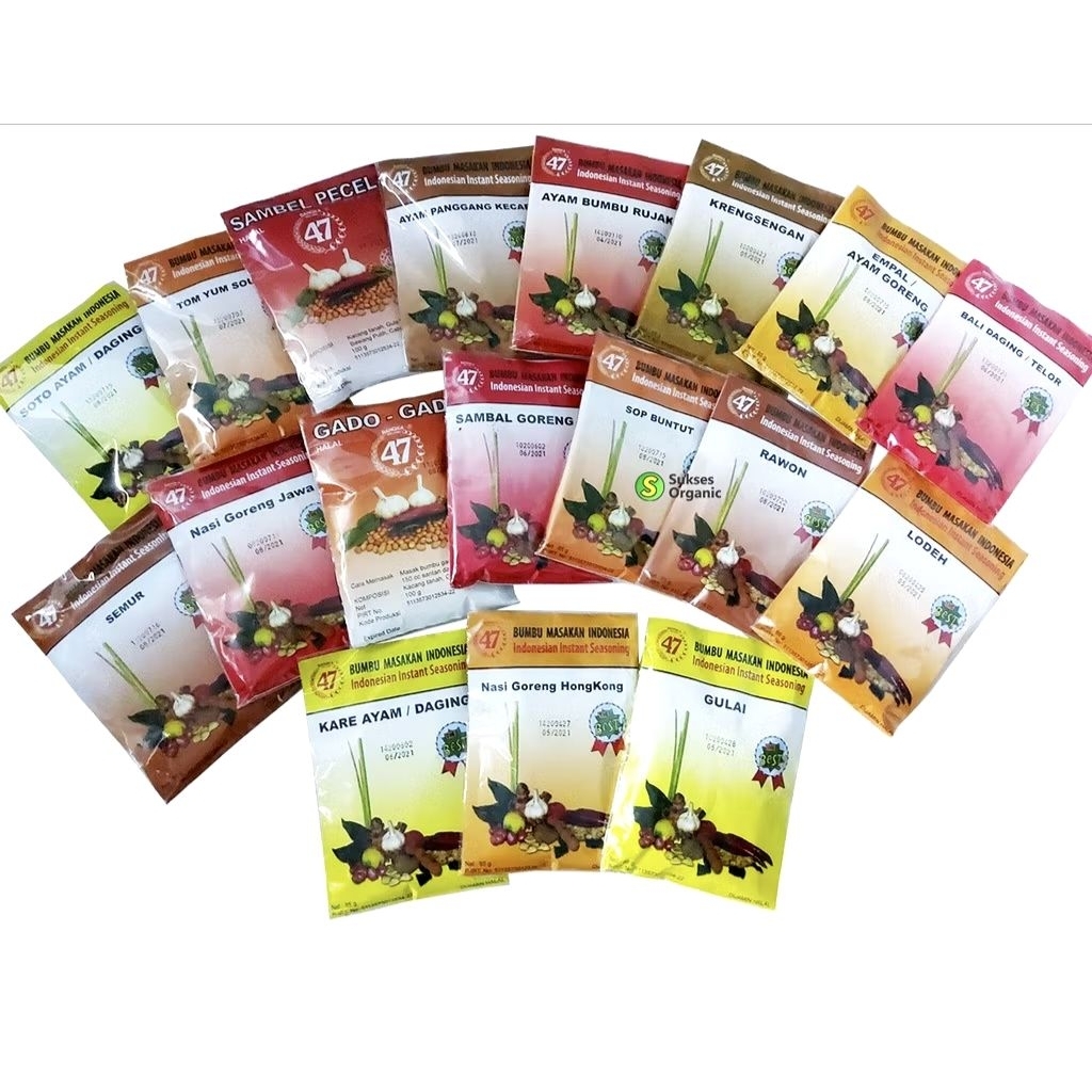 

Bumbu 47 bumbu masak instan bumbu dapur
