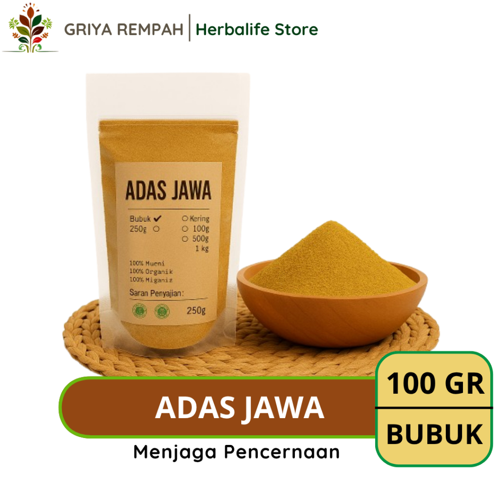 

ADAS JAWA BUBUK 100 GRAM Premium – Jamu Ijo Pedas Ramuan Rempah Herbal Kering Tradisional untuk Pencernaan Sehat Simplisia Foeniculum vulgare