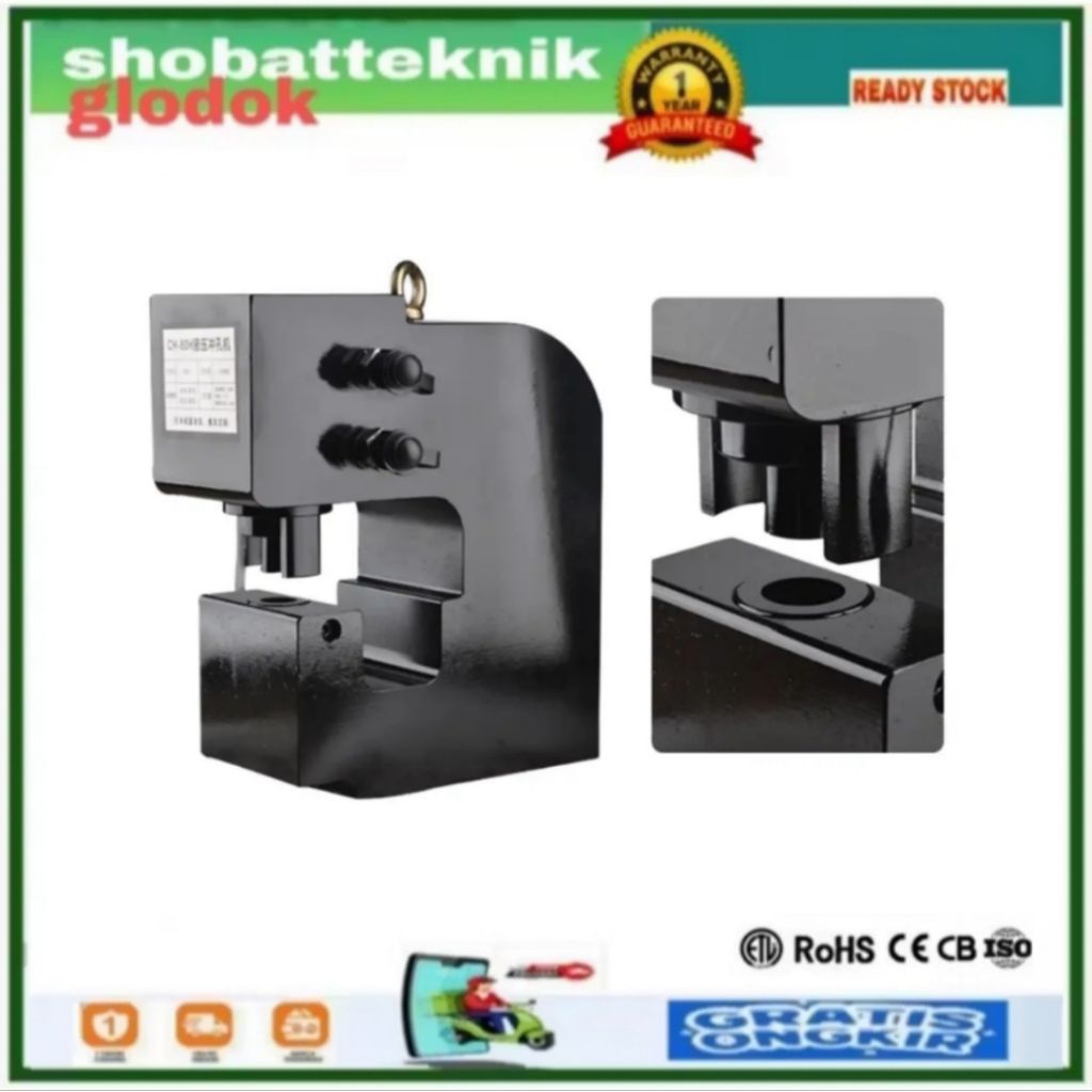 

12mm CH-75B Hydraulic Steel PunchingHole Punch Pelubang Hidrolik