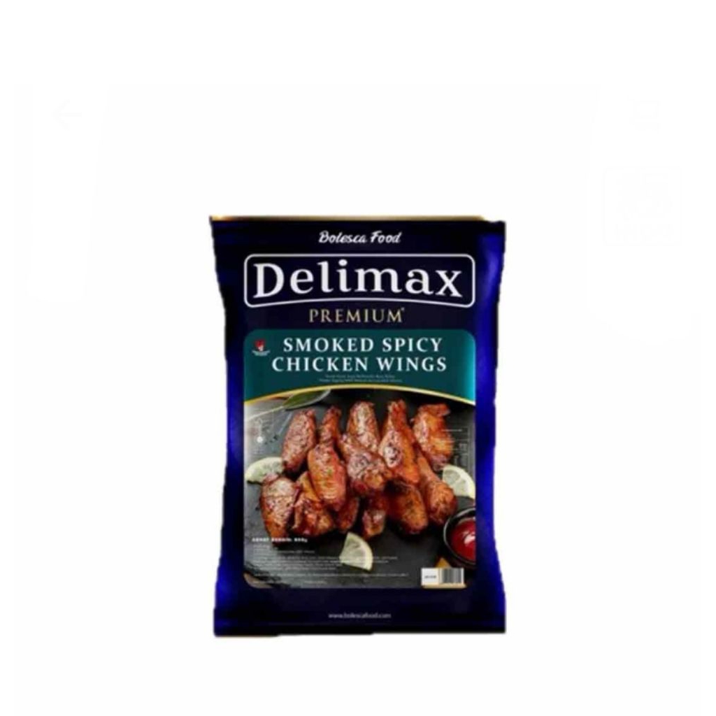

delimax smoked spicy chicken wings pack 450 gr