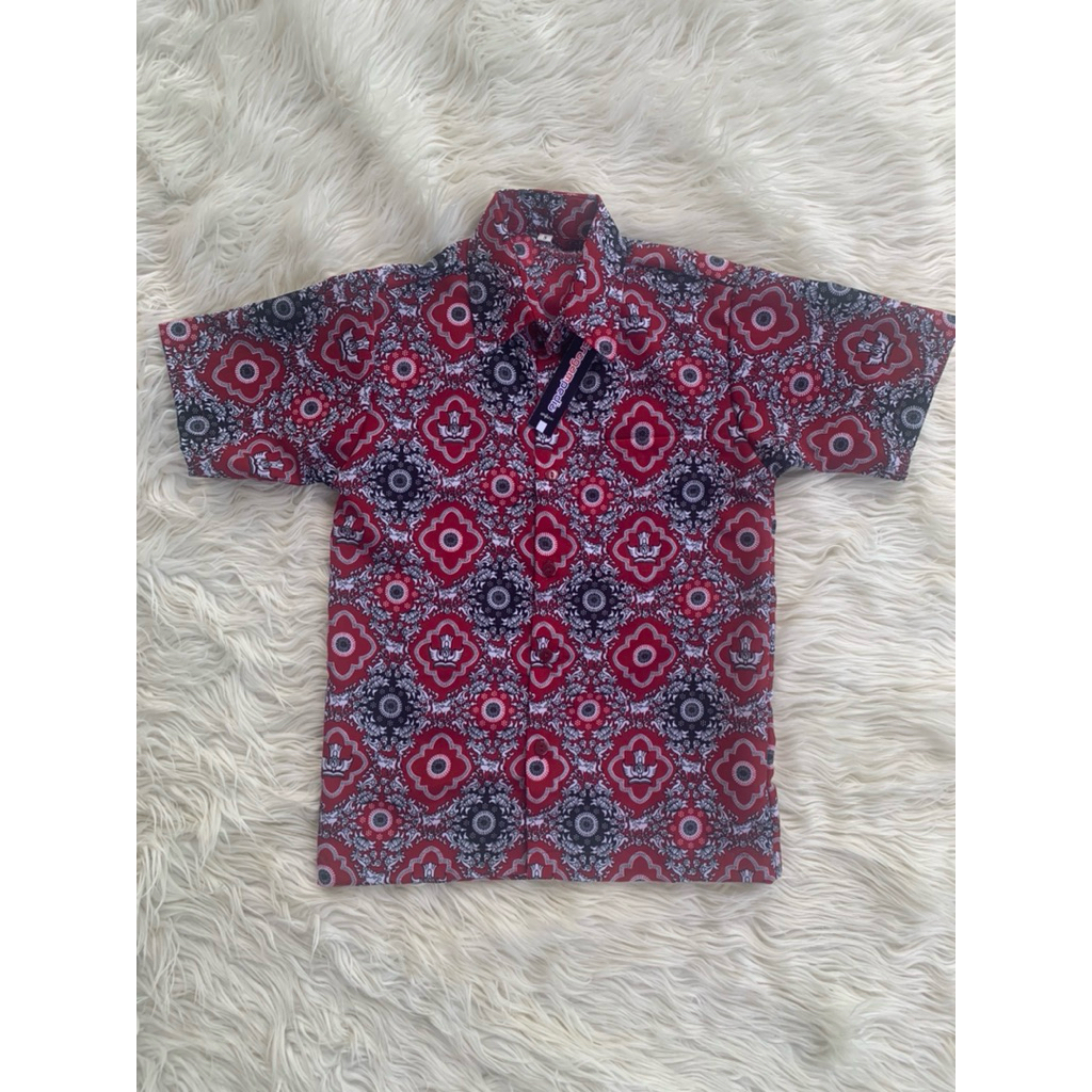 Seragam Sekolah Batik Merah SD