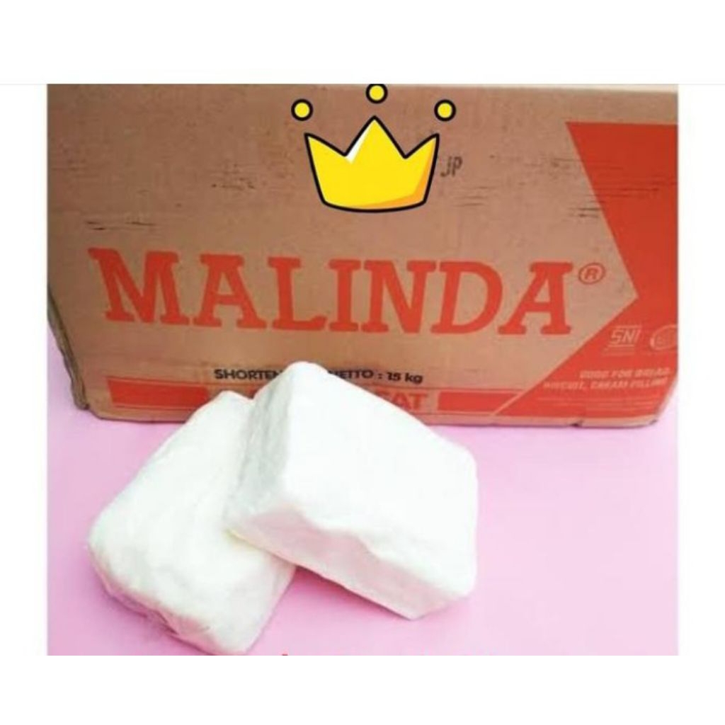

malinda mentega putih/shortening/bakers fat repack 500 gram