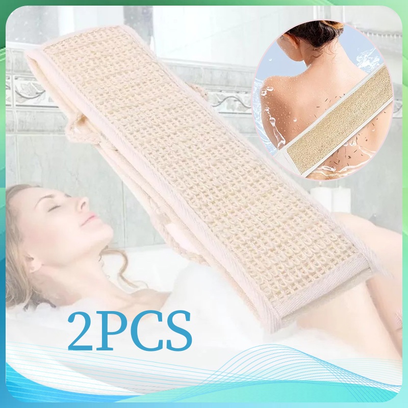 Sikat Punggung Penggaruk Punggung Mandi Loofah Back Brush Sikat Punggung Loofah