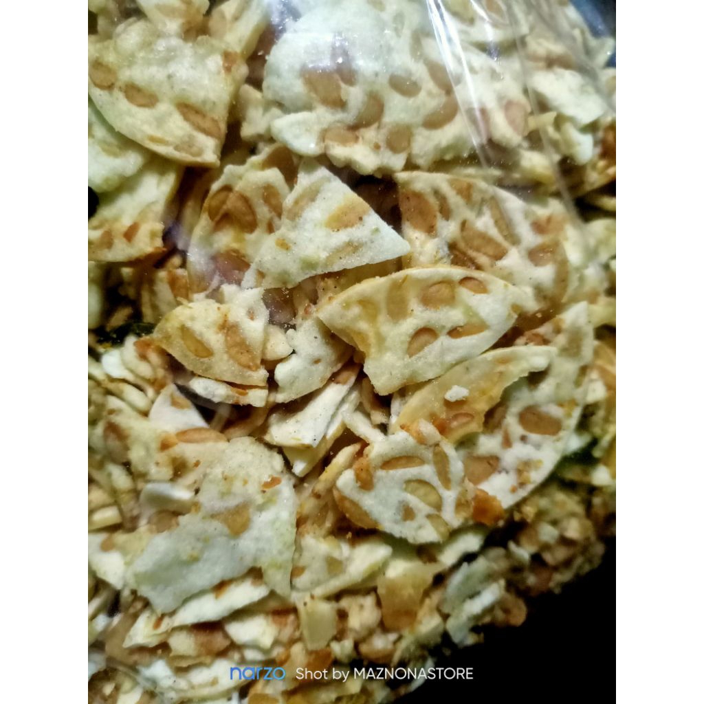 

Kripik tempe sagu remukan renyah halal kemasan 500 gram✅