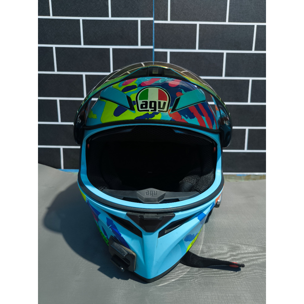 Helm AGV K3SV Misano + Intercom Trex Second