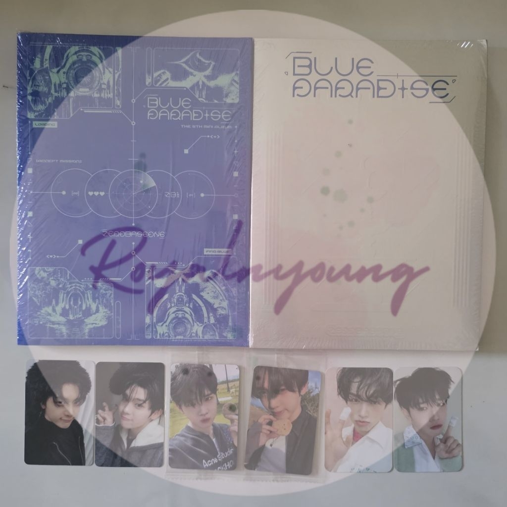 Album Zerobaseone ZB1 - BLUE PARADISE × Apple Music Appmus / Ktown4u / Soundwave Hanbin Jiwoong Matt
