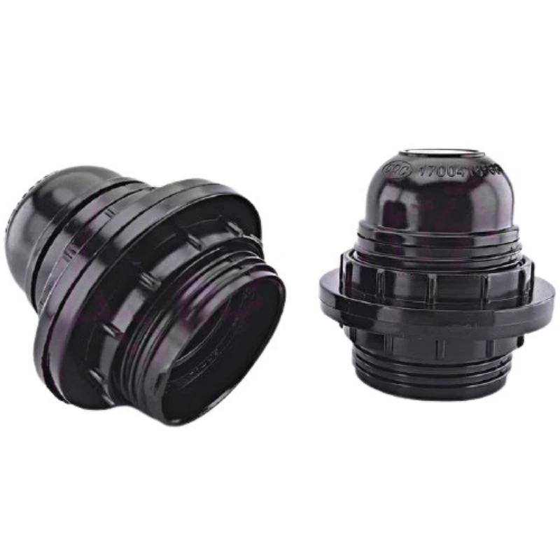 Fitting Gantung Jerman Double Ring Hitam Fitting Gantung E27