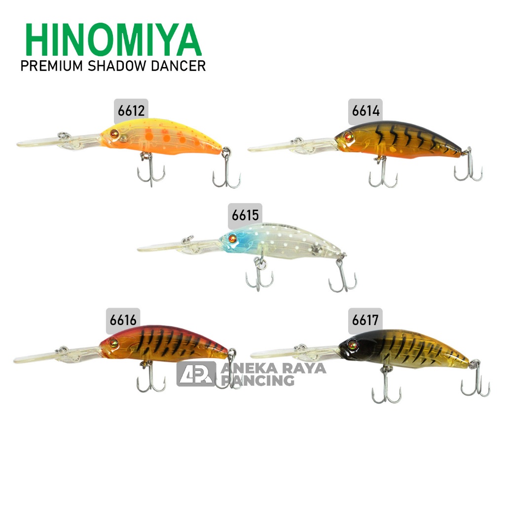 UMPAN HINOMIYA PREMIUM DANCER 75mm - 12gr / Umpan Floating / Lure Hinomiya Original