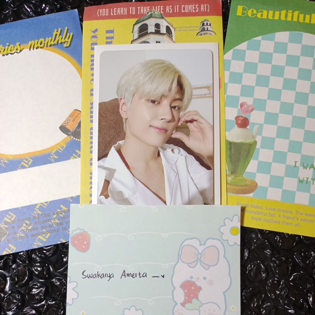 [OFFICIAL, TOLONG BACA DESKRIPSI] PC Photocard Jay Enhypen Season Greeting 2024 set with postcard