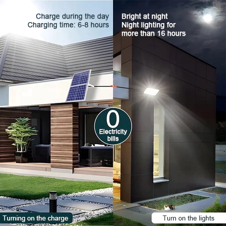 Garansi 30 Tahun Lampu Tenaga Surya Lampu Led Tenaga Surya Outdoor Matahari Lampu Sorot Outdoor