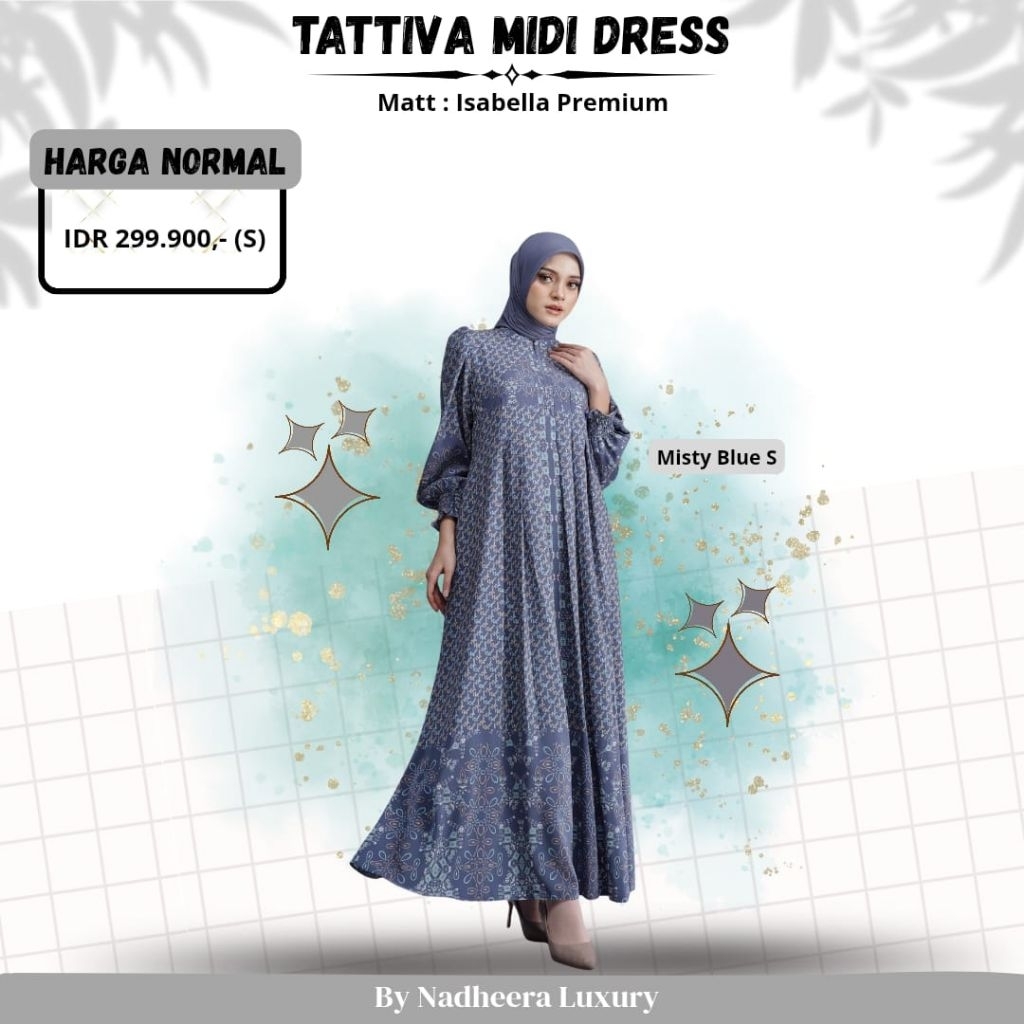 TATTIVA MIDI DRESS NADHERA LUXURY