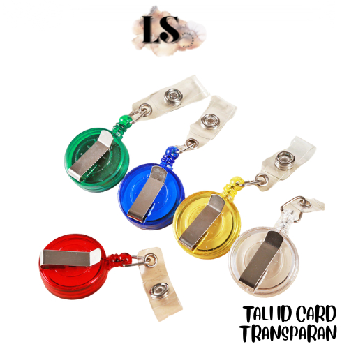 

LS - TALI ID CARD TRANSPARAN H633 GANTUNGAN ID CARD YOYO TRANSPARAN HANG TAG NAME TAG
