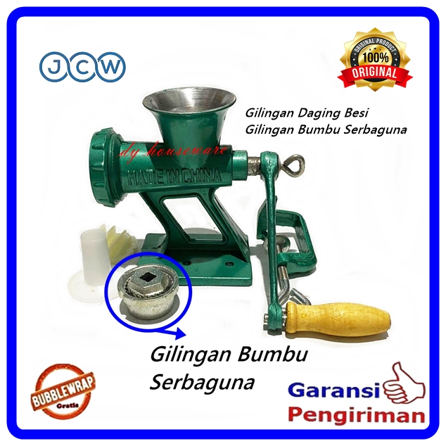 GILINGAN DAGING BESI GILINGAN BUMBU MAKANAN SERBAGUNA JCW 46 MADE IN CHINA