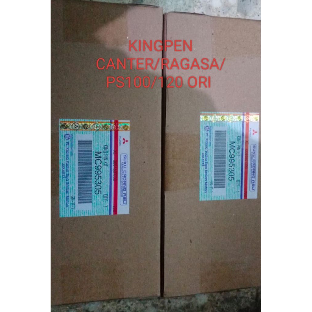 kingpen canter/ragasa/ps100/120 harga per 1 set kiri dan kanan ori