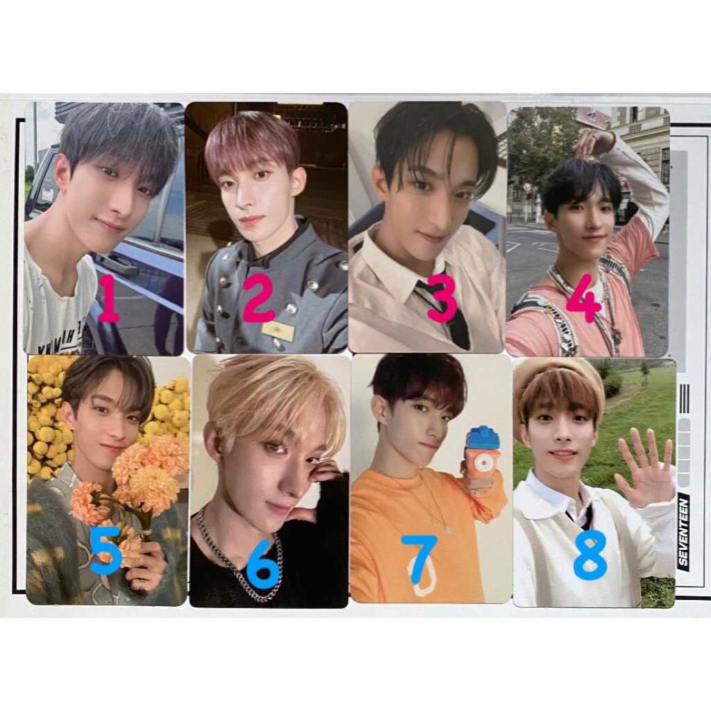 Photocard Seventeen DK Social Club BSS Teleparty