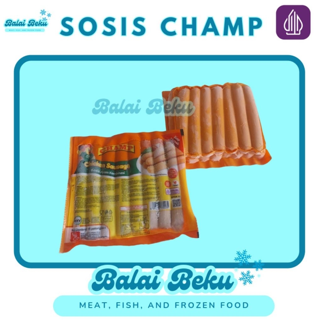 

Champ Sosis / Sosis Champ / Sosis Ayam / Jual Sosis / Sosis Murah Surabaya