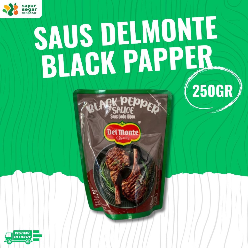 

Saus Delmonte Black Papper 250gr - Sayur Segar Denpasar