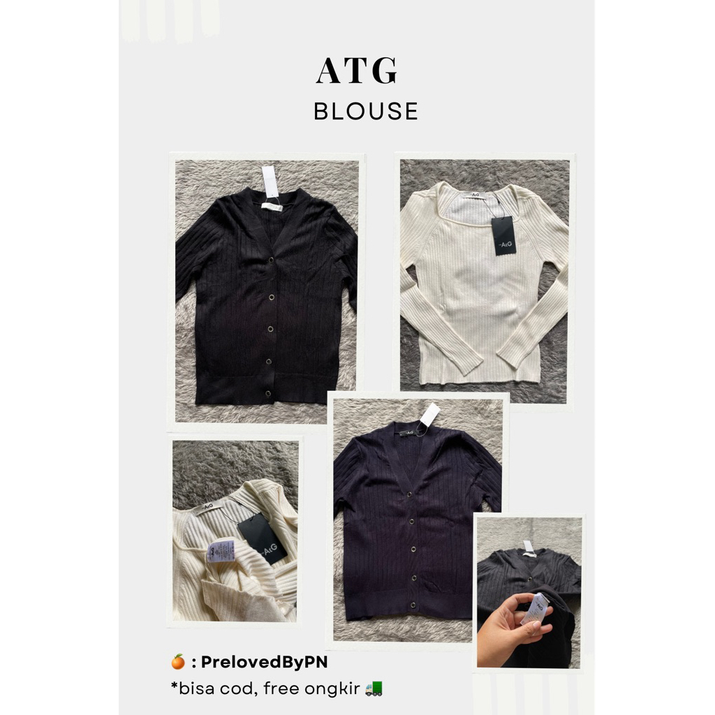 Inner The ATG , Kaos Baju Blouse Knit The ATG