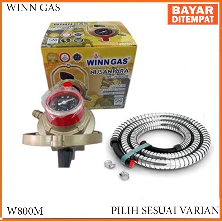 Paket Regulator meter Winn Gas type W800M Nusantara Terbaru