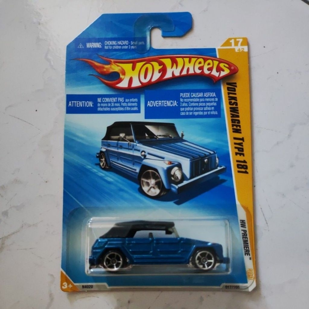 Hotwheels HW Premiere VW Type 181 Biru FTE
