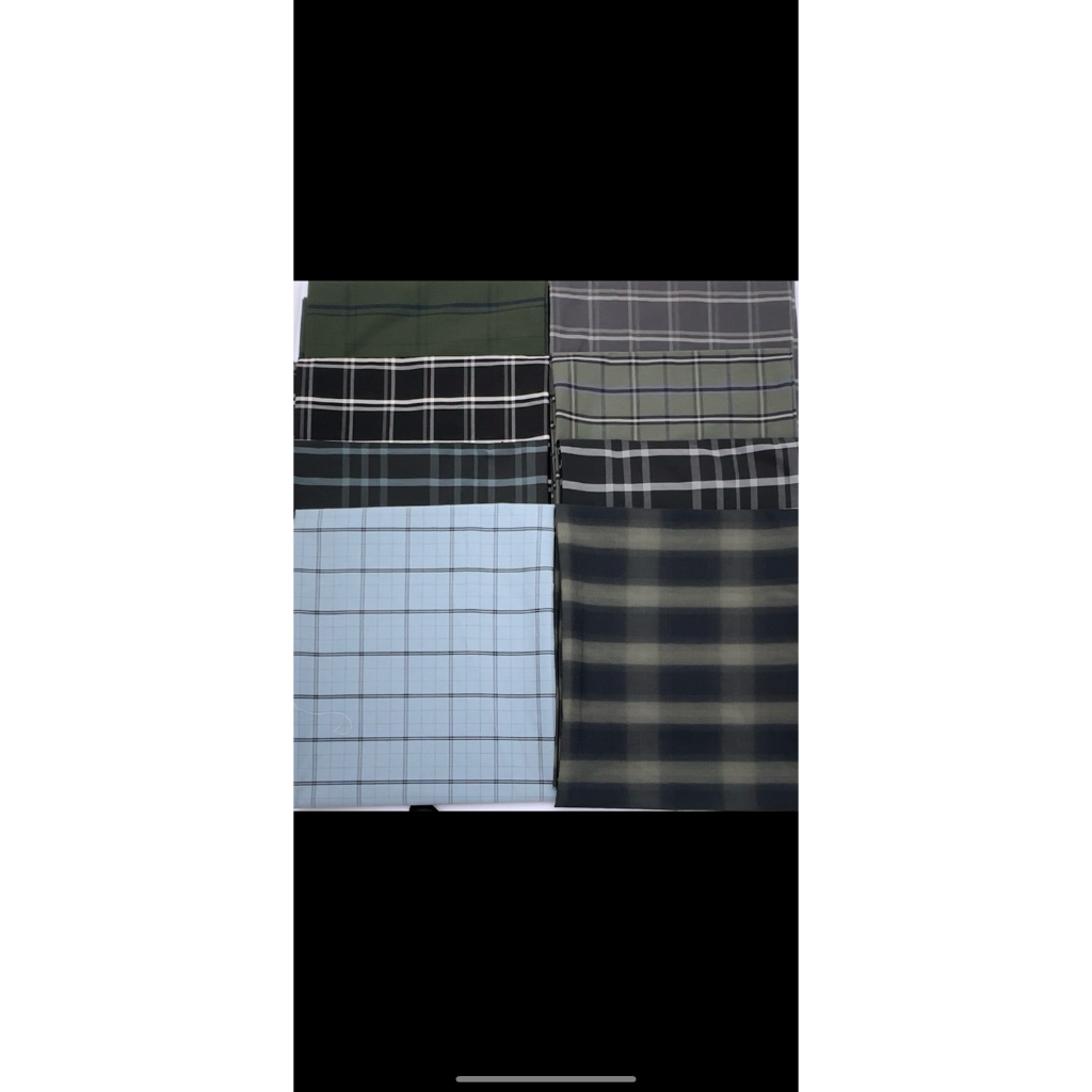 KATUN POPLIN KOTAK 100% KATUN KUALITAS GARMEN