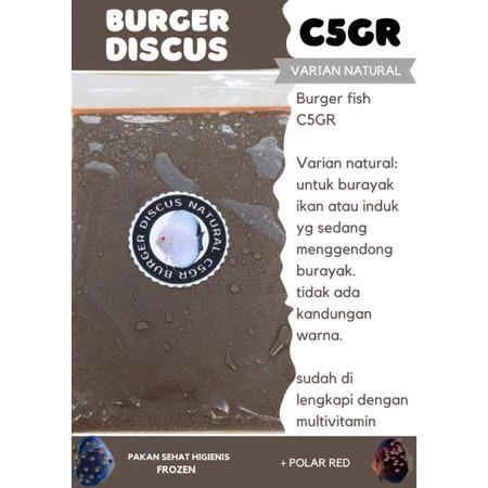 Burger discus polos C5gr 100 gram